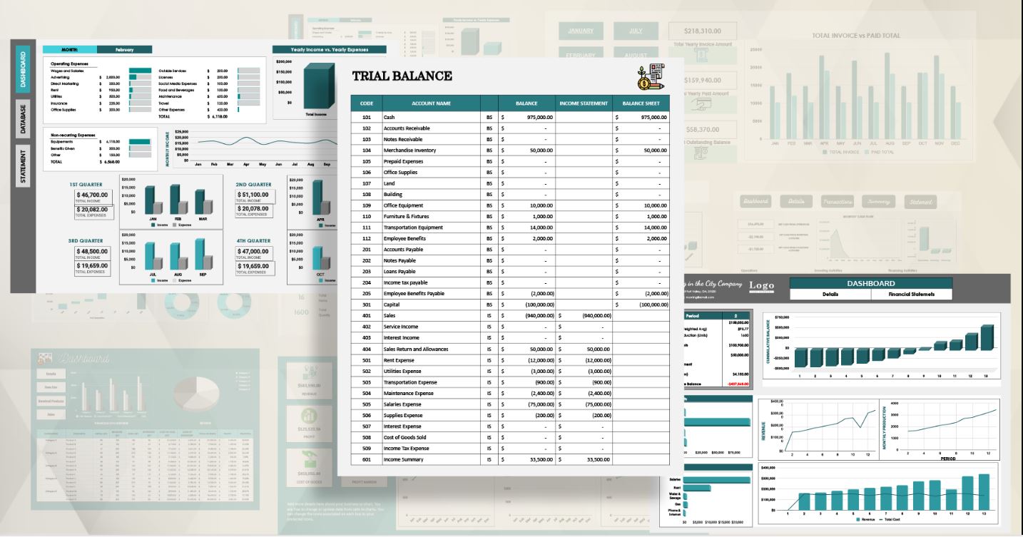 20 Small Business Financial Management Excel Spreadsheets