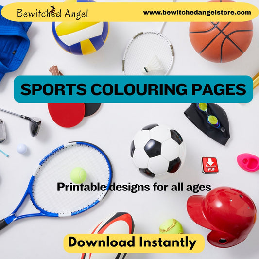 All Things Sport Colouring Pages – 10 Printable Designs