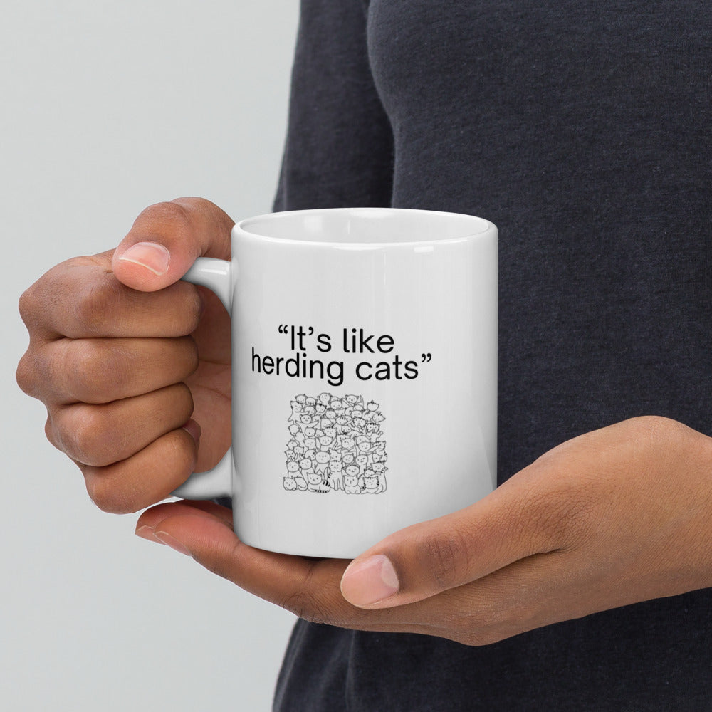 herding cats coffee mug