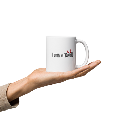 devil hand mug