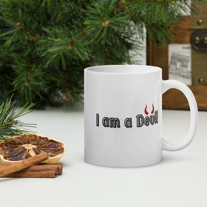 devilish ceramic coffee mug
