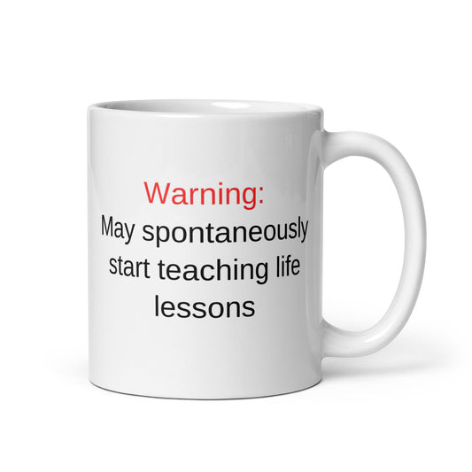 Life Lessons Mug for Mum or Dad
