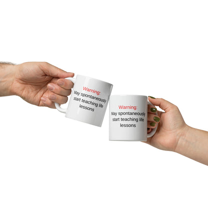 Life Lessons Mug for Mum or Dad