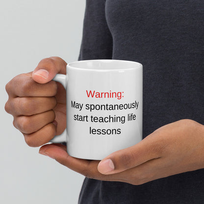 Life Lessons Mug for Mum or Dad
