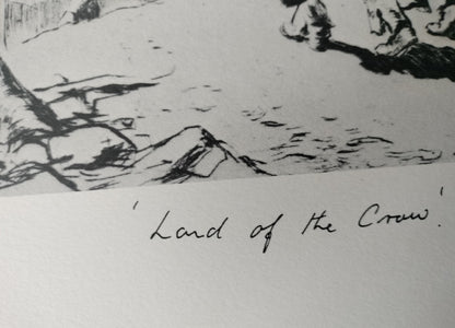 Lionel Lindsay Land of the Crow Limited Edition Facsimile Etching | Australian Art Print