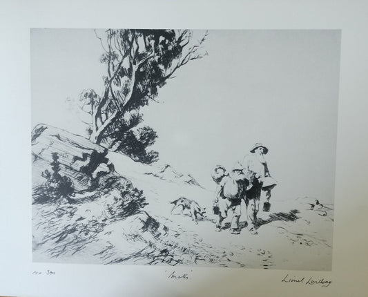 Lionel Lindsay Mates Limited Edition Facsimile Etching | Australian Bush Art Print
