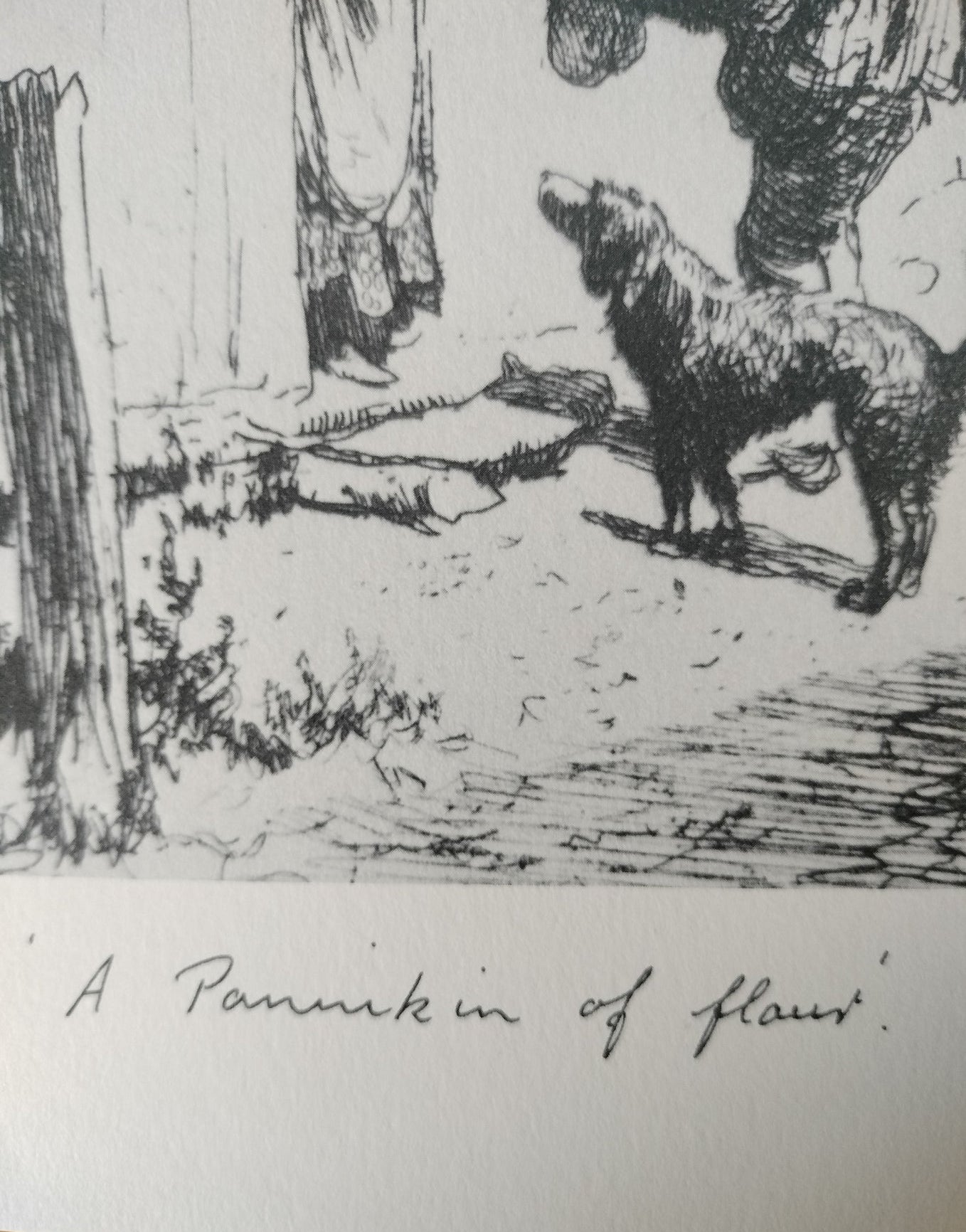 Lionel Lindsay The Pannikin of Flour Limited Edition Facsimile Etching | Australian Art Print