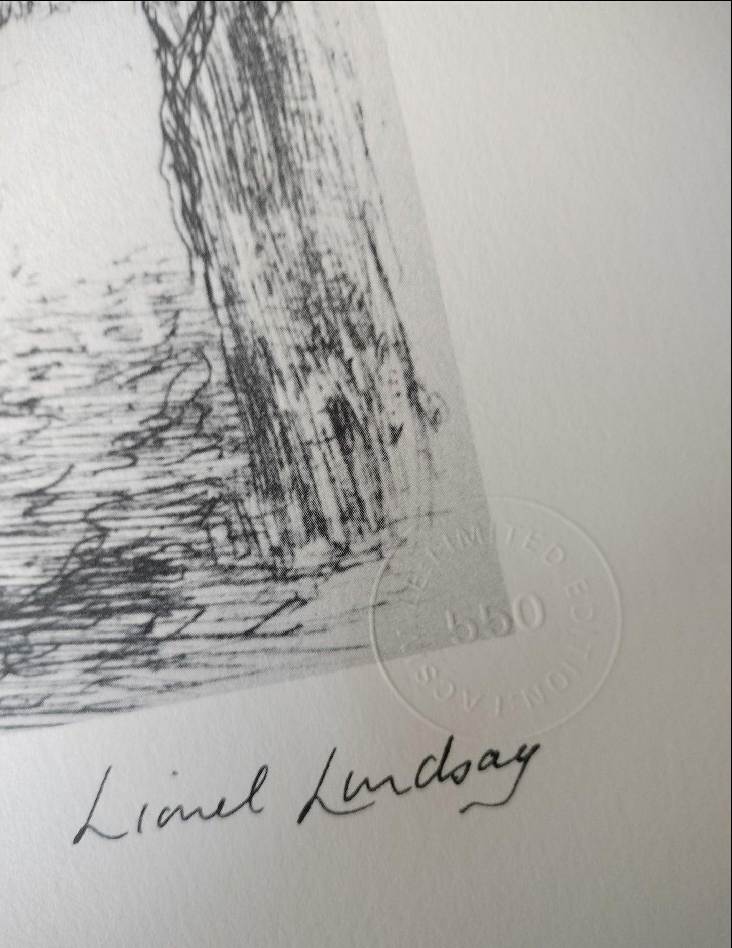 Lionel Lindsay The Pannikin of Flour Limited Edition Facsimile Etching | Australian Art Print