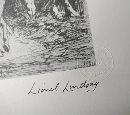 Lionel Lindsay The Bush Safe Limited Edition Facsimile Etching | Australian Art Print