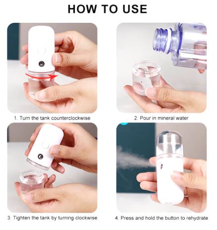 Facial Nano Moisturising Mist Sprayer