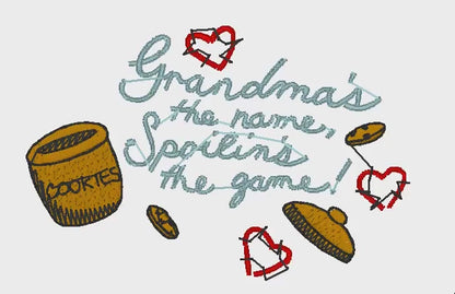 Machine Embroidery Design: Grandma Saying - instant digital download