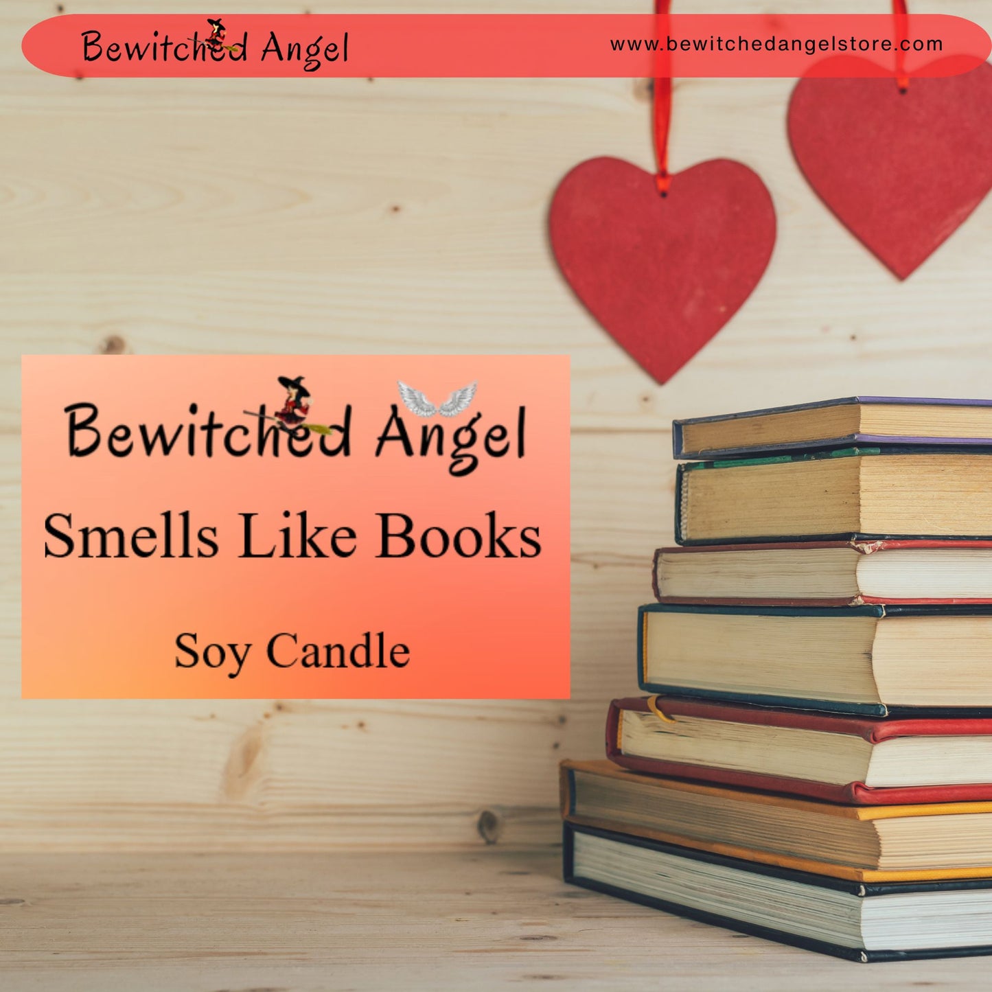 Smells Like Books Candle - Old Book Shop Candle