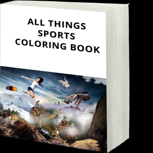 All Things Sport Colouring Printable eBook