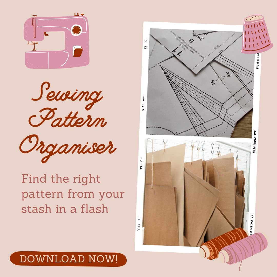 Digital Organiser for Sewing, Fabric, Patterns, Craft, Notions, Needlepoint, Accessories and more