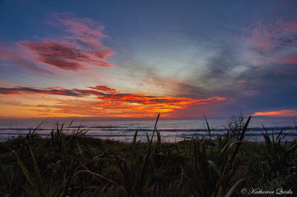 Printable Wall Art - "Hot Clouds Sunset" - Digital Photography - Instant Download