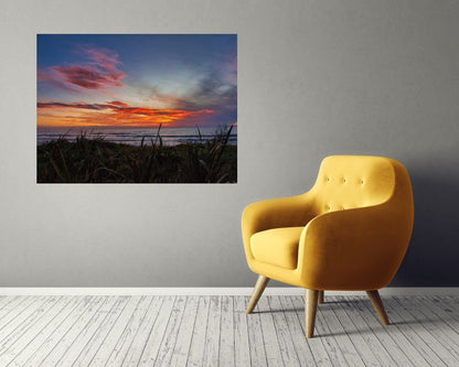 Printable Wall Art - "Hot Clouds Sunset" - Digital Photography - Instant Download